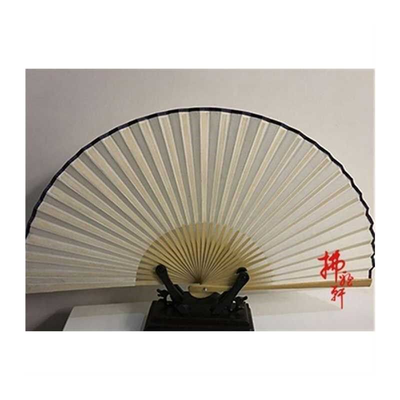 手工扇/荣昌折扇/8-10寸平夹黑白G色真丝绸扇/全手工/送礼佳品