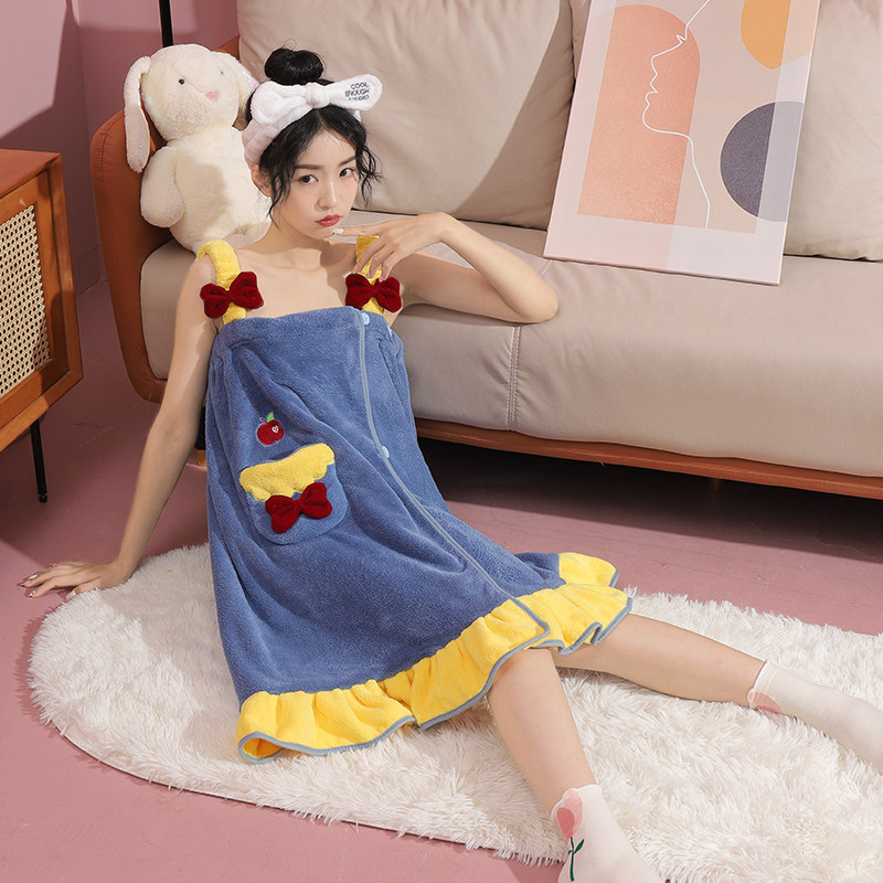 浴巾家用女可穿可裹比纯棉吸水速干夏D天游泳2022新款卡通吊带浴,居家布艺,浴巾,淘宝优惠券,粉丝福利购,淘宝优惠卷