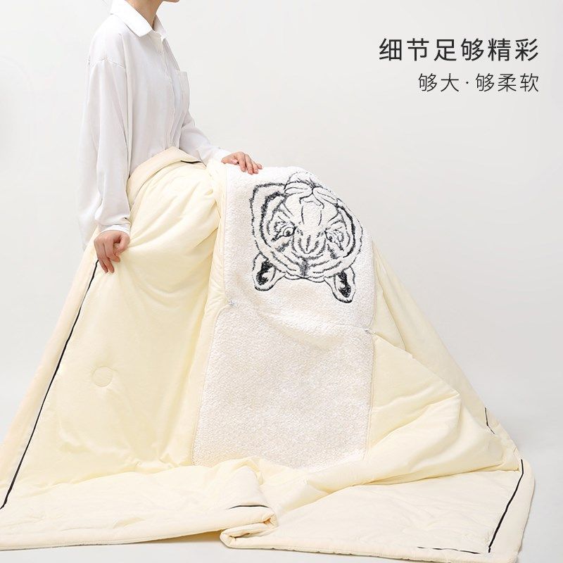 汽车载老虎抱枕两用枕头被t子男生车上靠背折叠午休毯子二合一四,居家布艺,抱枕被,淘宝优惠券,粉丝福利购,淘宝优惠卷