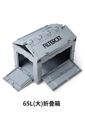 Filter017 户外摺叠箱露营家居G车载储物塑料整理双侧开收纳箱