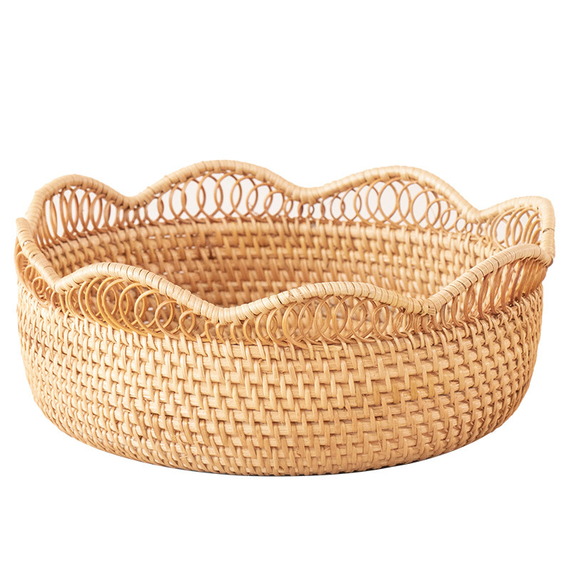 藤编收纳篮水果i筐手工编织零食馒头筐镂空收纳筐家用鸡蛋筐小篮,收纳整理,其他收纳篮,淘宝优惠券,粉丝福利购,淘宝优惠卷