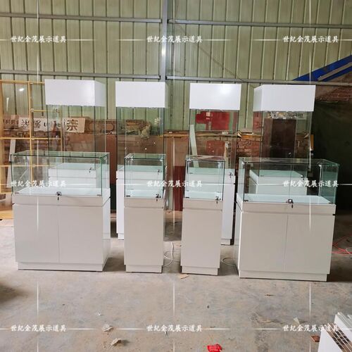 烤漆展会陶瓷展柜珠宝首饰玻璃柜台玉器展柜N博物馆陈列柜展览柜