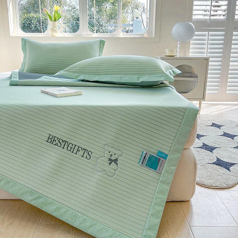 新款A类凉感丝凉感席亲肤席冰感席冰感丝单双人床宿Y舍用冰丝凉席,床上用品,冰丝席,淘宝优惠券,粉丝福利购,淘宝优惠卷