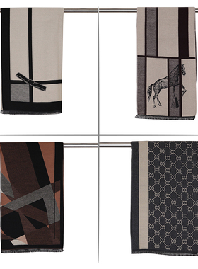 样板房衣帽间f围巾展示摆件道具装饰品展厅软装搭配衣柜展示陈列