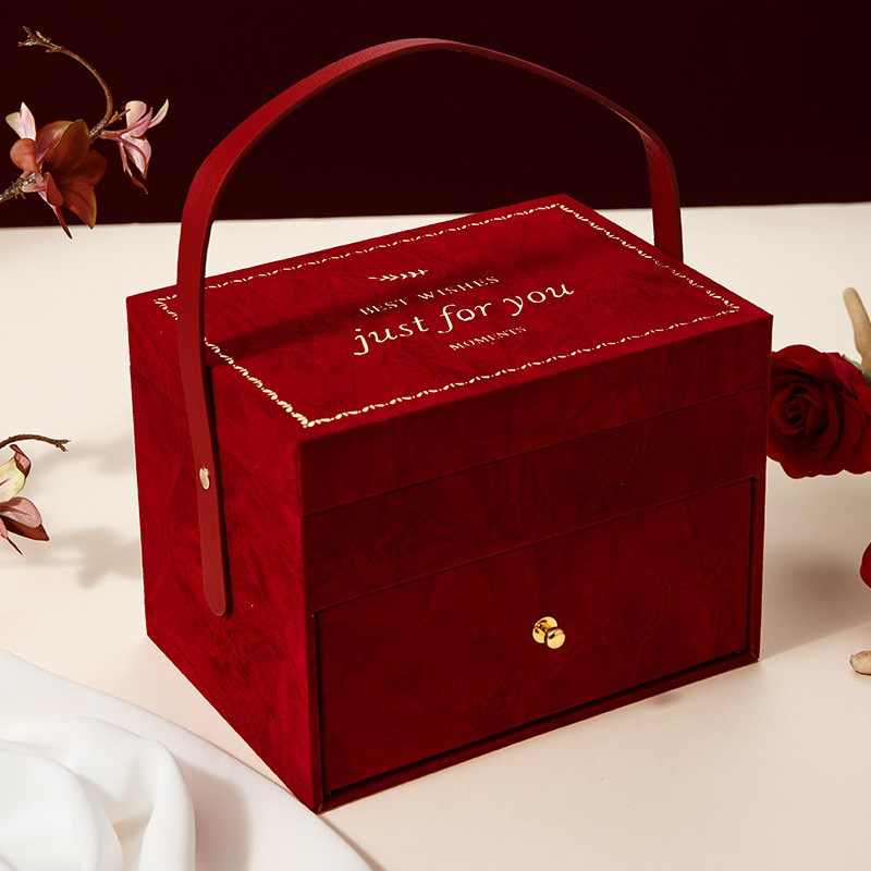 结婚伴手礼女伴娘网红化妆箱礼盒空盒子新娘礼物小众高级礼品盒