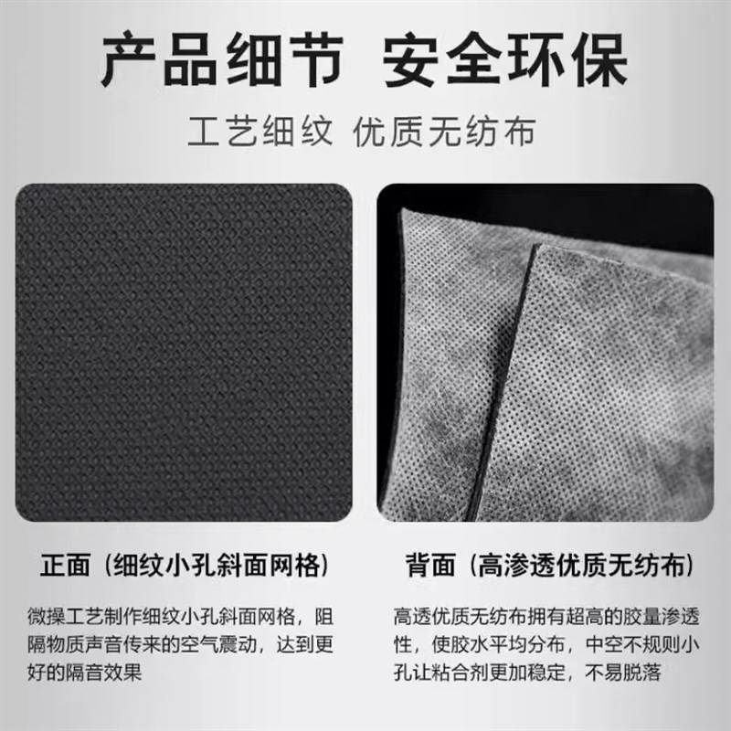 环保高密度阻尼隔音毡天花板KTV家用墙体地面超强消音棉吸音棉毯