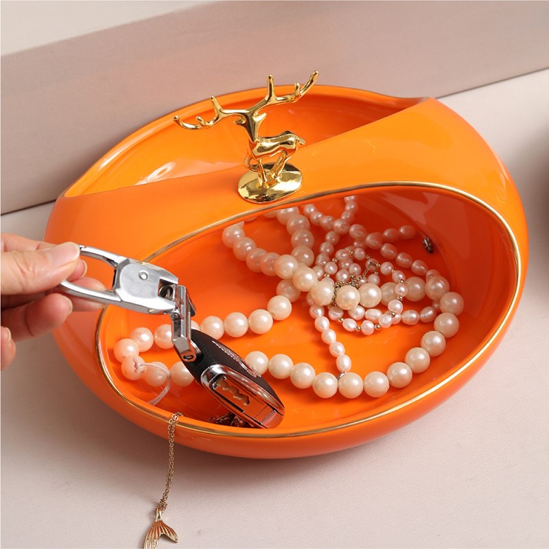 入户玄关摆件钥匙收纳进门门口鞋柜客厅装饰品乔迁新居礼品