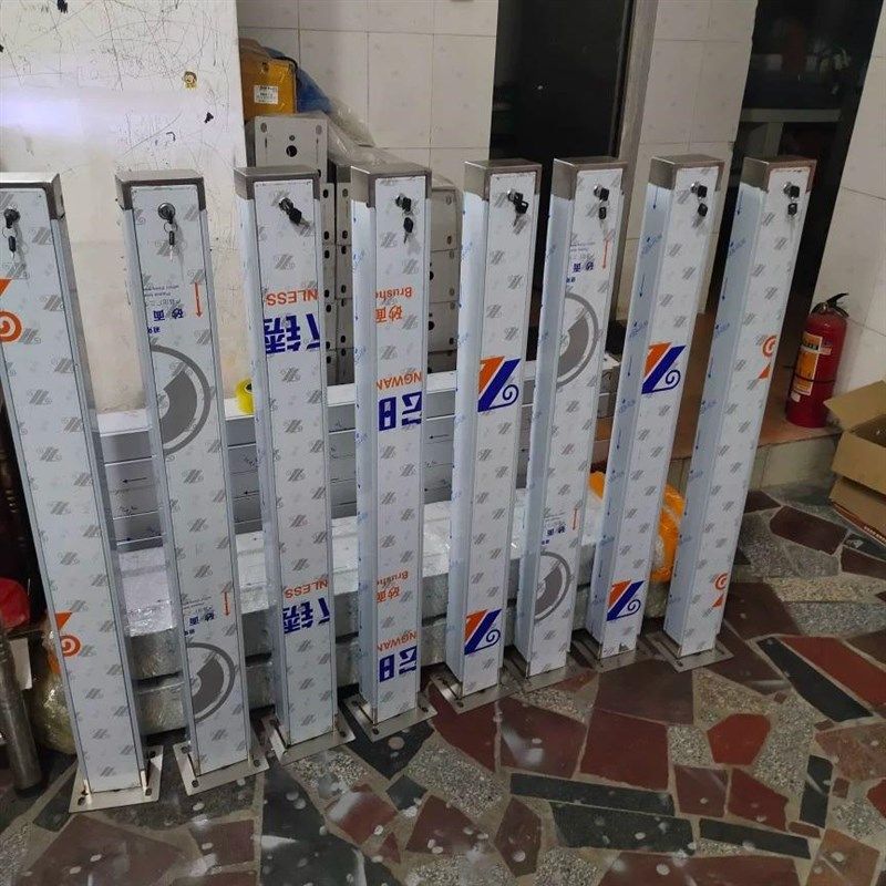 红外车辆分离器不锈钢光栅罩出门光栅对射支架红外分离Y器防撞护