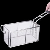 304不a锈钢炸篮81电炸炉炸形筛网炸网薯条炸筛油炸炸薯条商用炸蓝