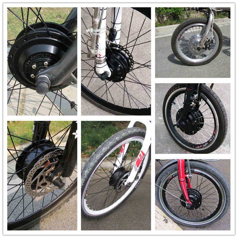 自行车改造电动车电机轮组16寸20寸2B6寸27.5700c永屹配件后电动