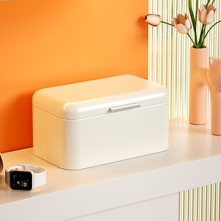 多巴胺高颜值收纳盒桌面玄关玄幻可爱口罩化妆品药物W零食带盖整