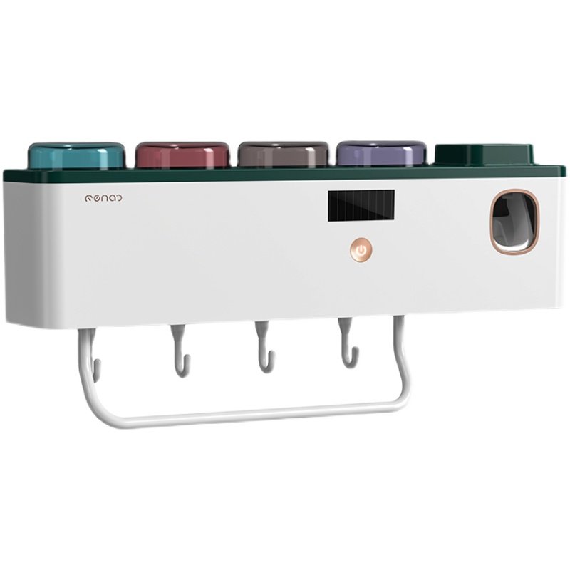 牙刷消毒器智能杀菌免打孔壁w挂式电动牙刷牙杯架挂墙漱口杯置物,家庭/个人清洁工具,牙刷架/牙具座,淘宝优惠券,粉丝福利购,淘宝优惠卷