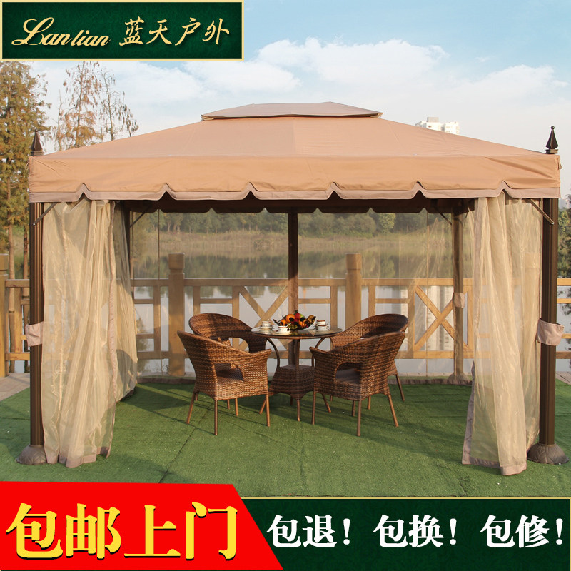 户外遮阳棚雨棚大型广告帐篷伞摆摊罗马帐篷庭院R花园凉亭活动帐