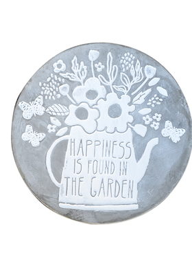 美式户外a别墅草坪垫脚石脚踏石原话庭院装饰摆件美式园艺装饰