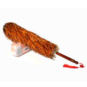 鸡毛禅子鸡毛掸子家p用车用除尘扫灰纯手工不掉毛加厚家务清洁