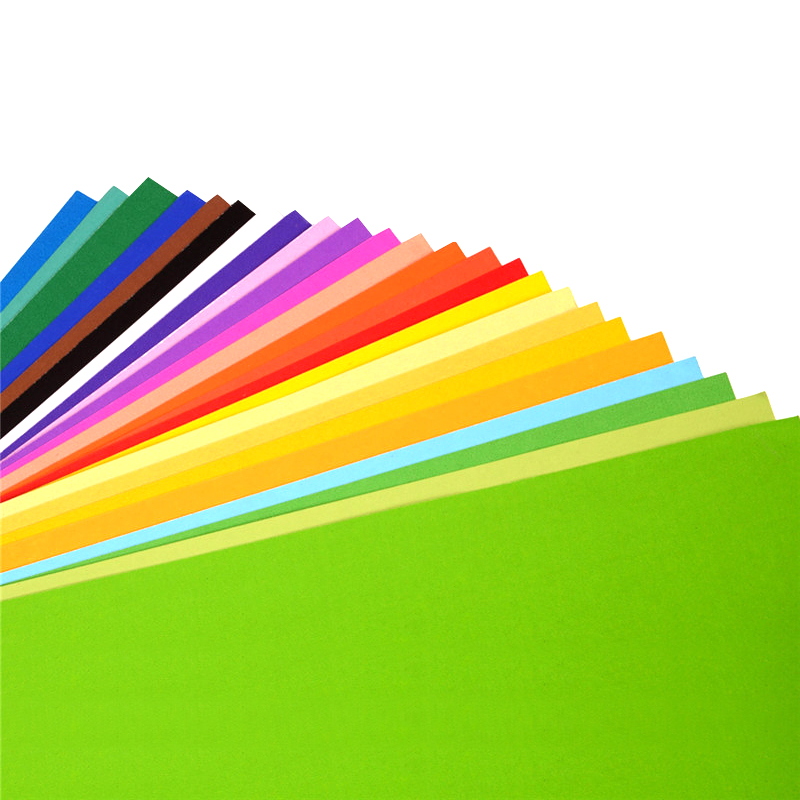 包邮4k大号彩色卡纸200g克重厚硬卡纸4开大L张diy手工纸彩纸贺卡