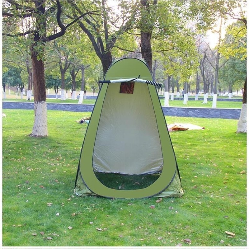 帐篷更衣b淋浴帐移动厕所户外加厚自动速开便携式露营野外隔离神