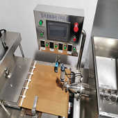 烙馍机高温布烤鸭饼机高温布卷饼机输送带可加导条防粘不沾高温布