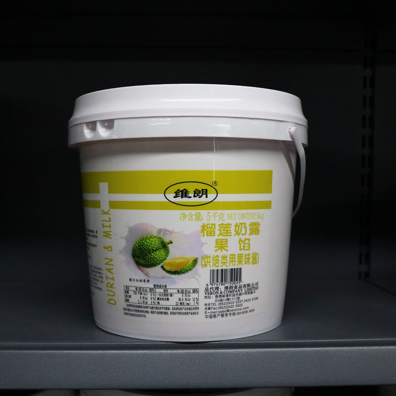 维朗烘焙类用果味酱 榴莲奶露果馅 香蕉奶露果馅 蛋糕千层夹心馅