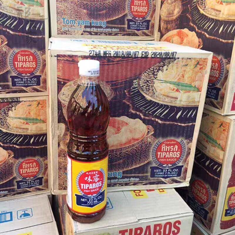 泰国进口 味露鱼露700ml*12瓶 泰国料理凉拌炒菜烹饪鲜酱油调味料