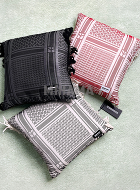 现货折扣 NEIGHBORHOOD JQ SHEMAGH CUSHION 格纹流苏抱枕 25SS