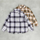 ANACHRONORM 衬衫 OMBRE DAMAGED 现货 破坏格子长袖 CHECK SHIRTS