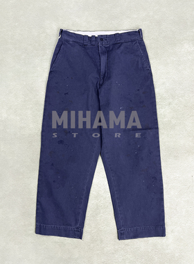 现货 BOWWOW ESSENTIAL CHINO PANTS 复古做旧泼墨工装休闲裤25aw