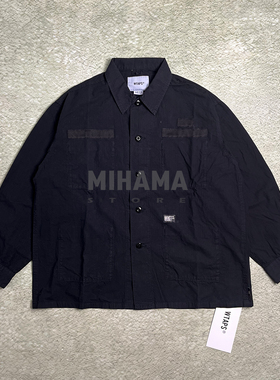 现货折扣 WTAPS JMOD 02/LS/COTTON.RIPSTOP工装水洗长袖衬衫外套