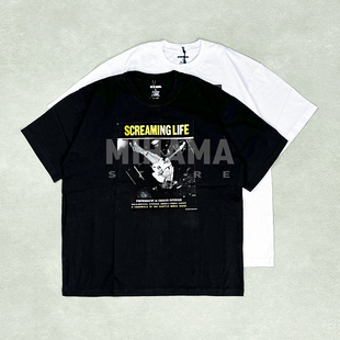 现货 NEIGHBORHOOD X CHARLES PETERSON 联名款科特柯本T恤 25AW