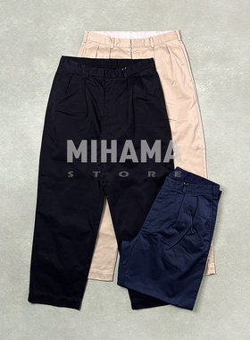现货 NANAMICA Double Pleated Chino Pants 双褶斜纹休闲裤25AW