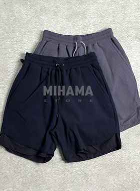 现货折扣 Meanswhile SOLOTEX® Easy Shorts 华夫格休闲短裤25SS