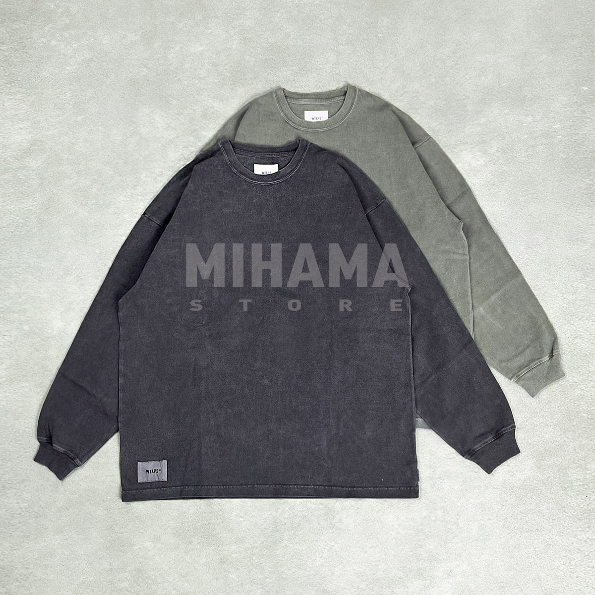 WTAPS宽松水洗长袖休闲T恤