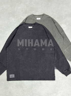 现货 WTAPS SIGN-OD / LS / COTTON 宽松水洗长袖休闲T恤 25AW