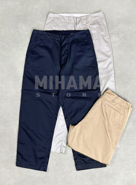 现货 Nanamica Wide Chino Pants 日产宽松休闲直筒长裤 26SS