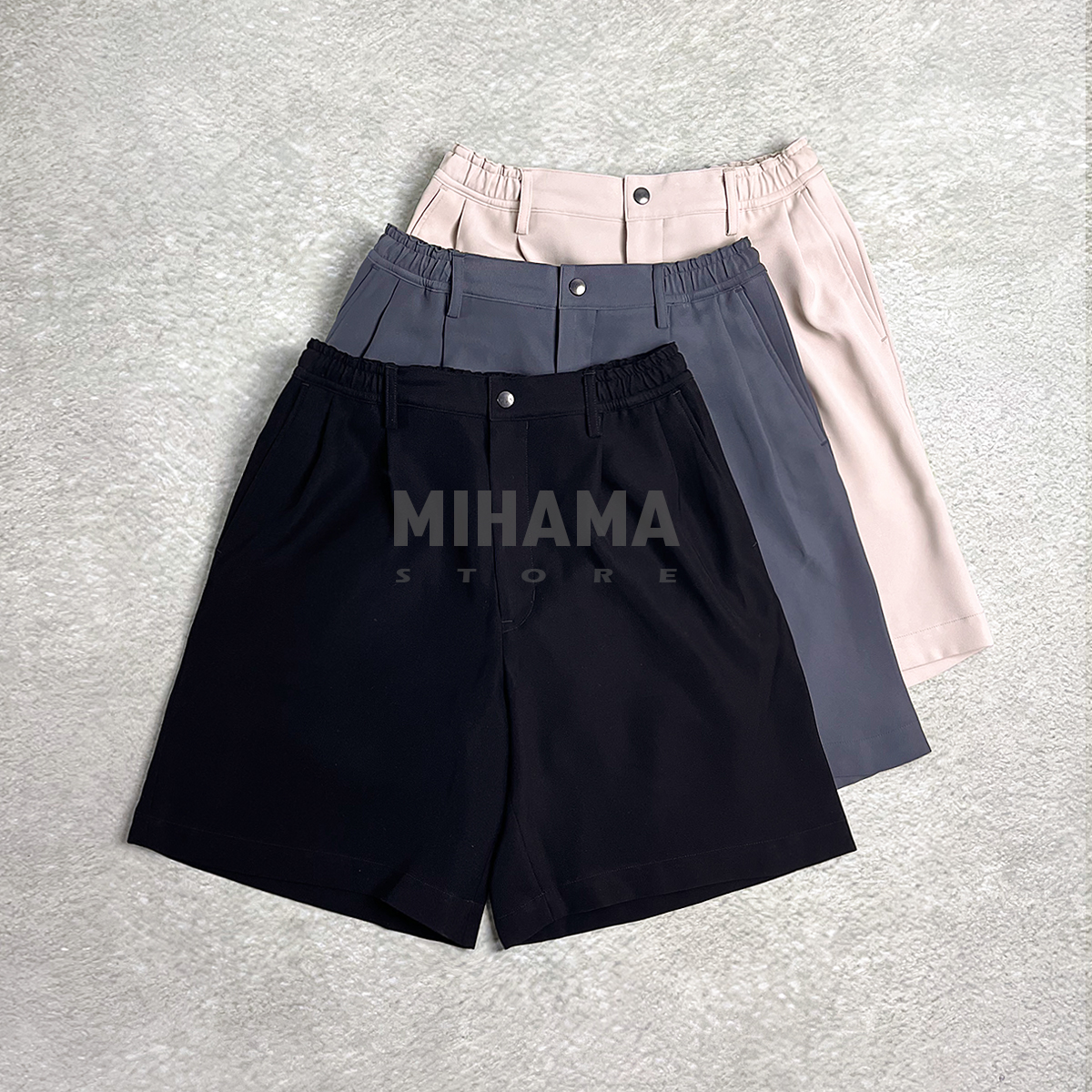 N.HOOLYWOOD军事线双褶垂感短裤