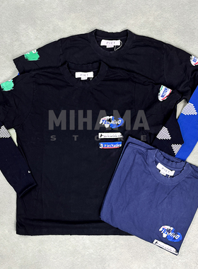 现货 PIET F.C. Knitted Sleeve T 水洗做旧假两件长袖T恤 25AW
