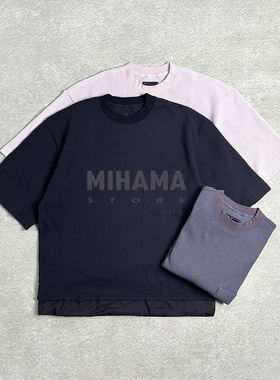 现货折扣 Meanswhile SOLOTEX Waffle S/S Tee 华夫格短袖休闲T恤