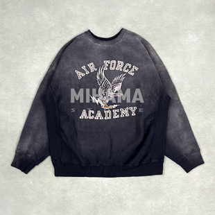 AIR U.S. FORCE EAGLE 做旧老鹰卫衣25AW 现货 SWEATSHIRT BOWWOW