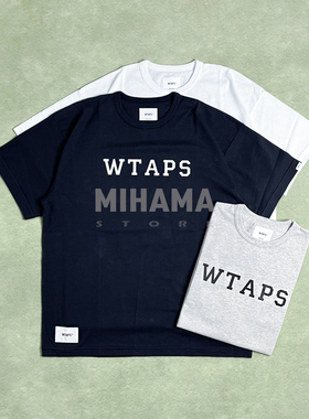 现货 WTAPS ACADEMY 01 / SS / CTPL 印花LOGO休闲短袖T恤25SS