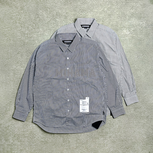 长袖休闲条纹衬衫25SS