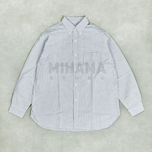 现货 NANAMICA Button Down Stripe Shirt 条纹休闲长袖衬衫26SS