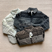 外套 ness 折扣 DOWN TAION 尼龙羊毛拼接羽绒衬衫 SHIRT