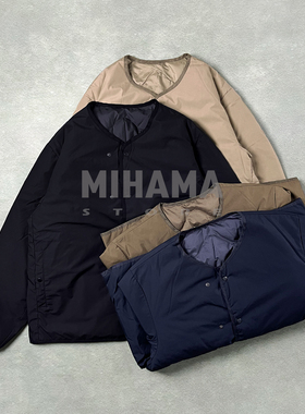 现货NANAMICA Reversible Down Cardigan 光电子双面羽绒夹克25AW