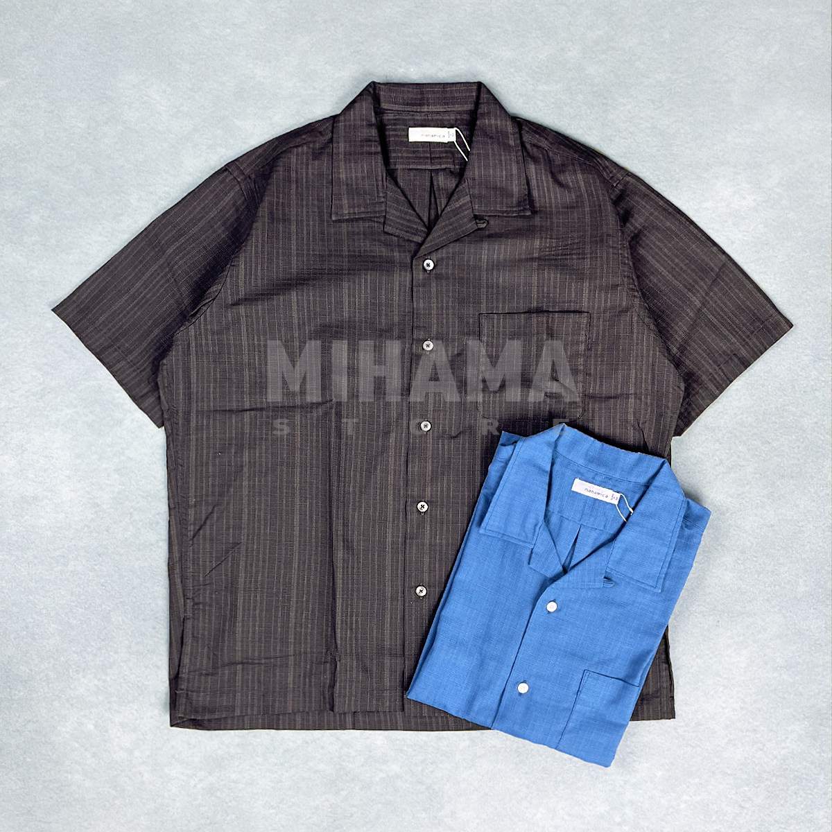 现货 NANAMICA Open Collar Panama S/S Shirt 短袖休闲衬衫26SS