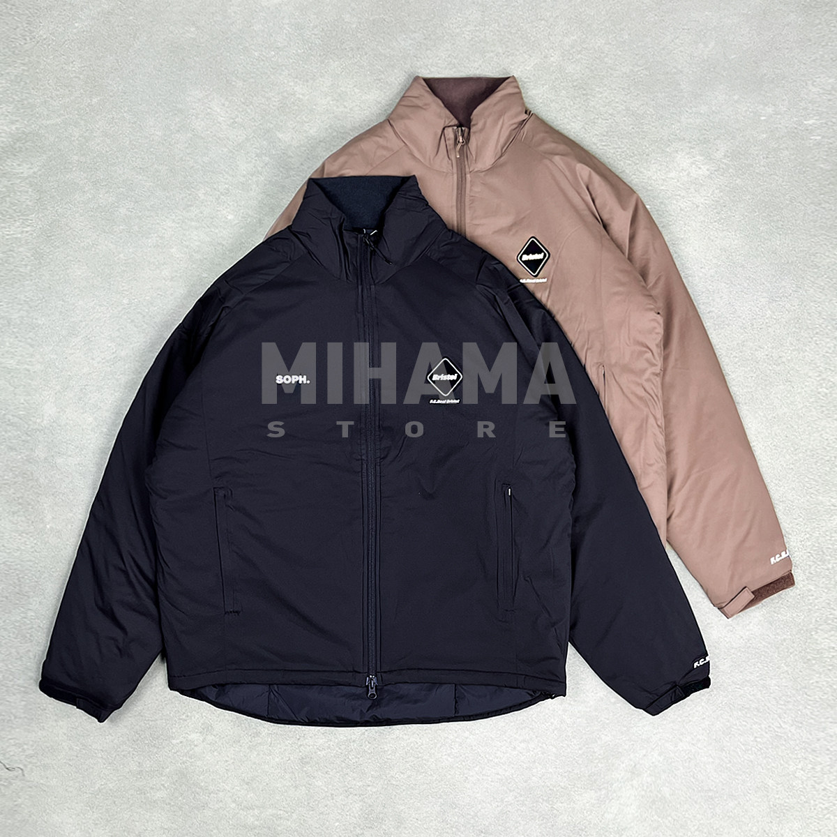 现货 FCRB VENTILATION PUFFER JACKET P棉保暖棉服夹克外套 25AW