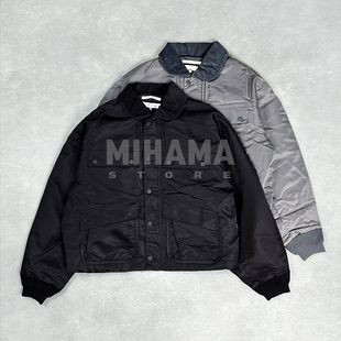 现货 F/CE. FADING TWILL MIL JK 复古灯芯绒领短款飞行夹克 25AW