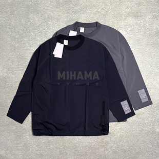 现货折扣 N.HOOLYWOOD CREWNECK LONG SLEEVE 军事标抽绳长袖T恤