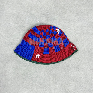 PIET 针织休闲渔夫帽 Checked Hat 25AW Crochet 现货