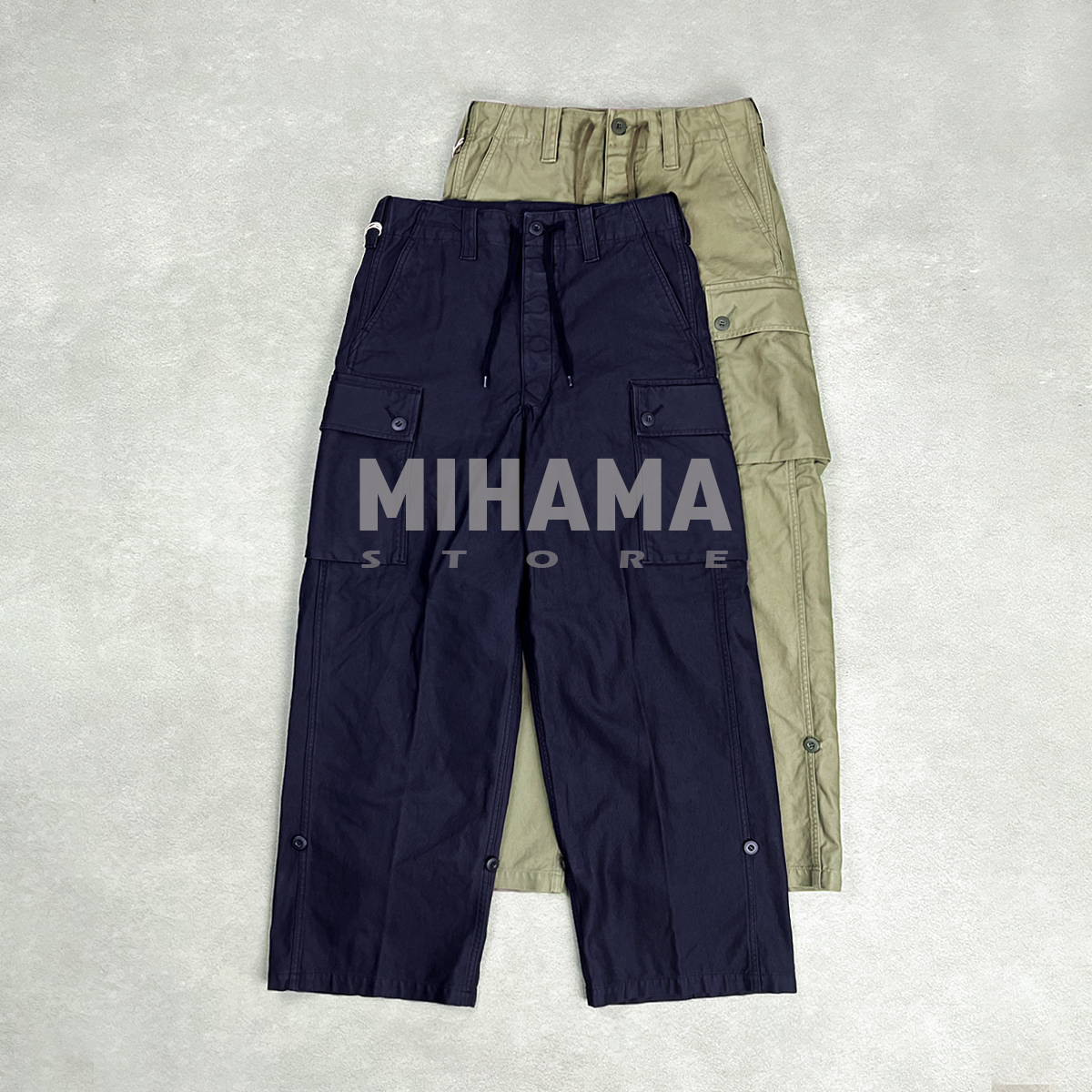 ORSLOW宽松直筒休闲工装裤25AW