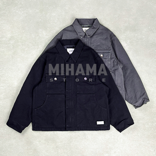 现货 WTAPS MICH / JACKET / COTTON. CNVS水洗加棉工装夹克 25AW
